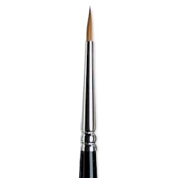 Winsor & Newton Series 7 Kolinsky Sable Brush - Pointed Round, Size 1 close-up