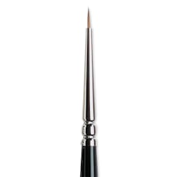 Winsor & Newton Series 7 Kolinsky Sable Brush - Pointed Round, 3/0 close-up