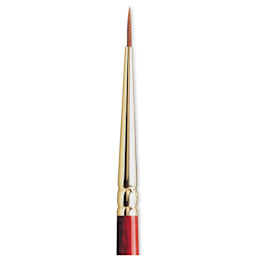Winsor & Newton Sceptre Gold II Brush - Pointed Round, Short Handle, 2/0