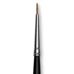 Blick Pointed Scholastic Brush - Round, Short Handle, Size 0 close-up