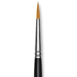 Blick Pointed Scholastic Brush - Round, Short Handle, Size 4 close-up