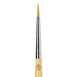 Da Vinci Junior Synthetic Brush - Round, Short Handle, Size 1 close-up
