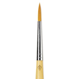 Da Vinci Junior Synthetic Brush - Round, Short Handle, Size 4 close-up