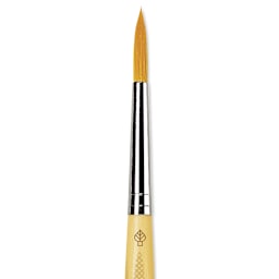 Da Vinci Junior Synthetic Brush - Round, Short Handle, Size 6 close-up