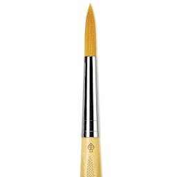 Da Vinci Junior Synthetic Brush - Round, Short Handle, Size 14 close-up