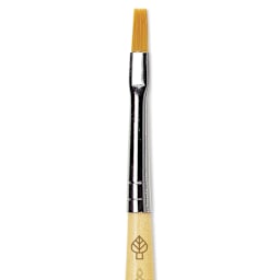 Da Vinci Junior Synthetic Brush - Bright, Short Handle, Size 2 close-up