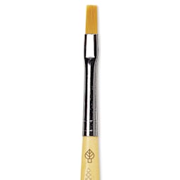 Da Vinci Junior Synthetic Brush - Bright, Short Handle, Size 4 close-up