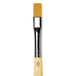 Da Vinci Junior Synthetic Brush - Bright, Short Handle, Size 8 close-up