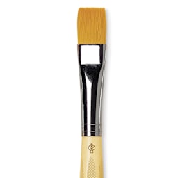 Da Vinci Junior Synthetic Brush - Bright, Short Handle, Size 16 close-up