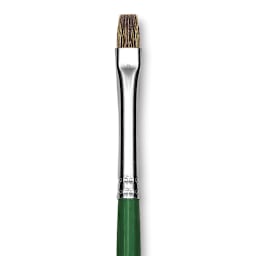 Blick Economy Ox/Pony Hair Brush - Bright, Long Handle, Size 6 close-up