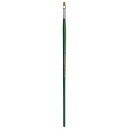 Blick Economy Golden Taklon Brush - Bright, Long Handle, Size 6