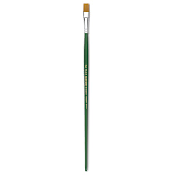 Blick Economy Golden Taklon Brush - Bright, Long Handle, Size 12