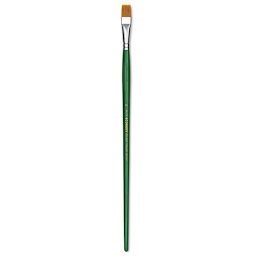 Blick Economy Golden Taklon Brush - Bright, Long Handle, Size 14