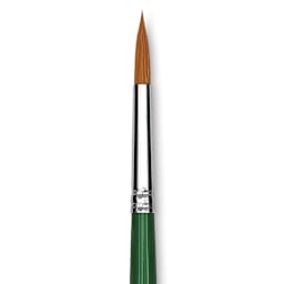 Blick Economy Golden Taklon Brush - Round, Long Handle, Size 6