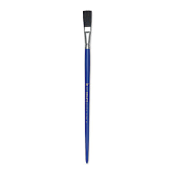 Blick Scholastic Black Bristle Brush - Easel, Long Handle, Size 3/4"