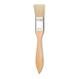 Blick Scholastic White Bristle Brush - Gesso, 1"
