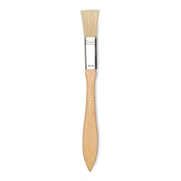 Blick Scholastic White Bristle Brush - Gesso, 1/2"