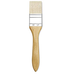 Blick Scholastic White Bristle Brush - Gesso, 1 1/2"