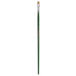 Blick Economy Golden Nylon Brush - Bright, Long Handle, Size 8