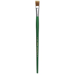 Blick Economy Golden Nylon Brush - Bright, Long Handle, Size 16