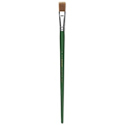 Blick Economy Golden Nylon Brush - Bright, Long Handle, Size 18