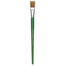Blick Economy Golden Nylon Brush - Bright, Long Handle, Size 20