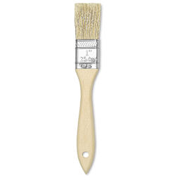 Blick Economy White Bristle Brush - Gesso, 1"