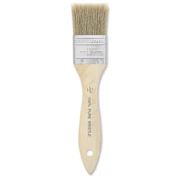 Blick Economy White Bristle Brush - Gesso, 1 1/2"