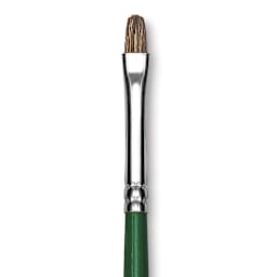 Blick Economy Sable Brush - Filbert, Long Handle, Size 2 close up