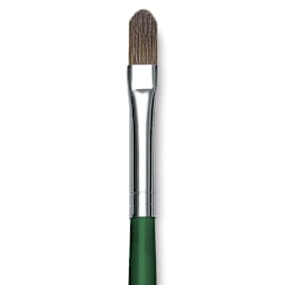 Blick Economy Sable Brush - Filbert, Long Handle, Size 8 close up