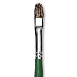 Blick Economy Sable Brush - Filbert, Long Handle, Size 10 close up