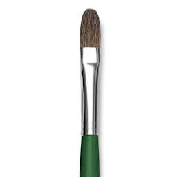 Blick Economy Sable Brush - Filbert, Long Handle, Size 12 close up