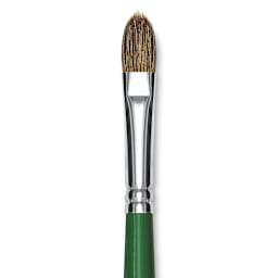 Blick Economy Sable Brush - Filbert, Long Handle, Size 14 close up