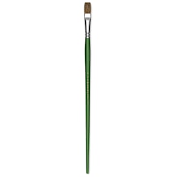 Blick Economy Sable Brush - Flat, Long Handle, Size 14