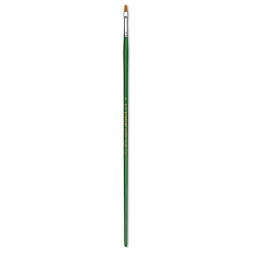 Blick Economy Golden Taklon Brush - Flat, Long Handle, Size 4