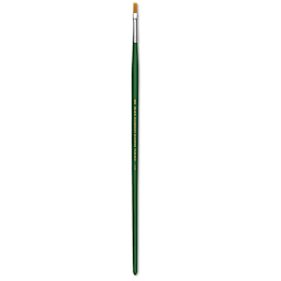 Blick Economy Golden Taklon Brush - Flat, Long Handle, Size 6