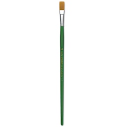 Blick Economy Golden Taklon Brush - Flat, Long Handle, Size 14