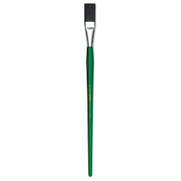 Blick Economy Black Bristle Brush - Easel Brush, Long Handle, 1"