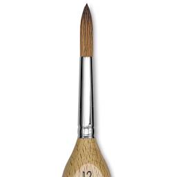 Blick Egg Handled Brush - Round, Size 12 close up