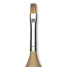 Blick Egg Handled Brush - Flat, Size 8 close up