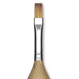 Blick Egg Handled Brush - Flat, Size 12 close up