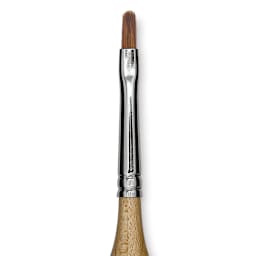 Blick Egg Handled Brush - Filbert, Size 4 close up
