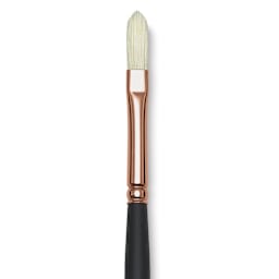 Blick Masterstroke Interlocking Bristle Brush - Filbert, Long Handle, Size 1