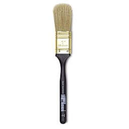 Bob Ross Hog Bristle Brush - Oval Brush shown upright