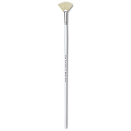 Bob Ross Hog Bristle Brush - Size 3 Fan Blender shown upright