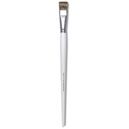 Bob Ross Synthetic Mongoose Brush - 3/4"Bright brush shown upright
