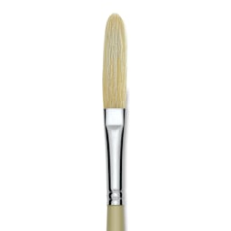 Robert Simmons Signet Brushes - Egbert, Long Handle, Size 6 close up