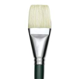 Winsor & Newton Winton Hog Bristle Brush - Bright, Long Handle, Size 20 (close-up)