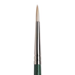 Winsor & Newton Winton Hog Bristle Brush - Round, Long Handle, Size 2
