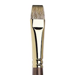 Winsor & Newton Monarch Mongoose Brush - Bright, Long Handle, Size 14